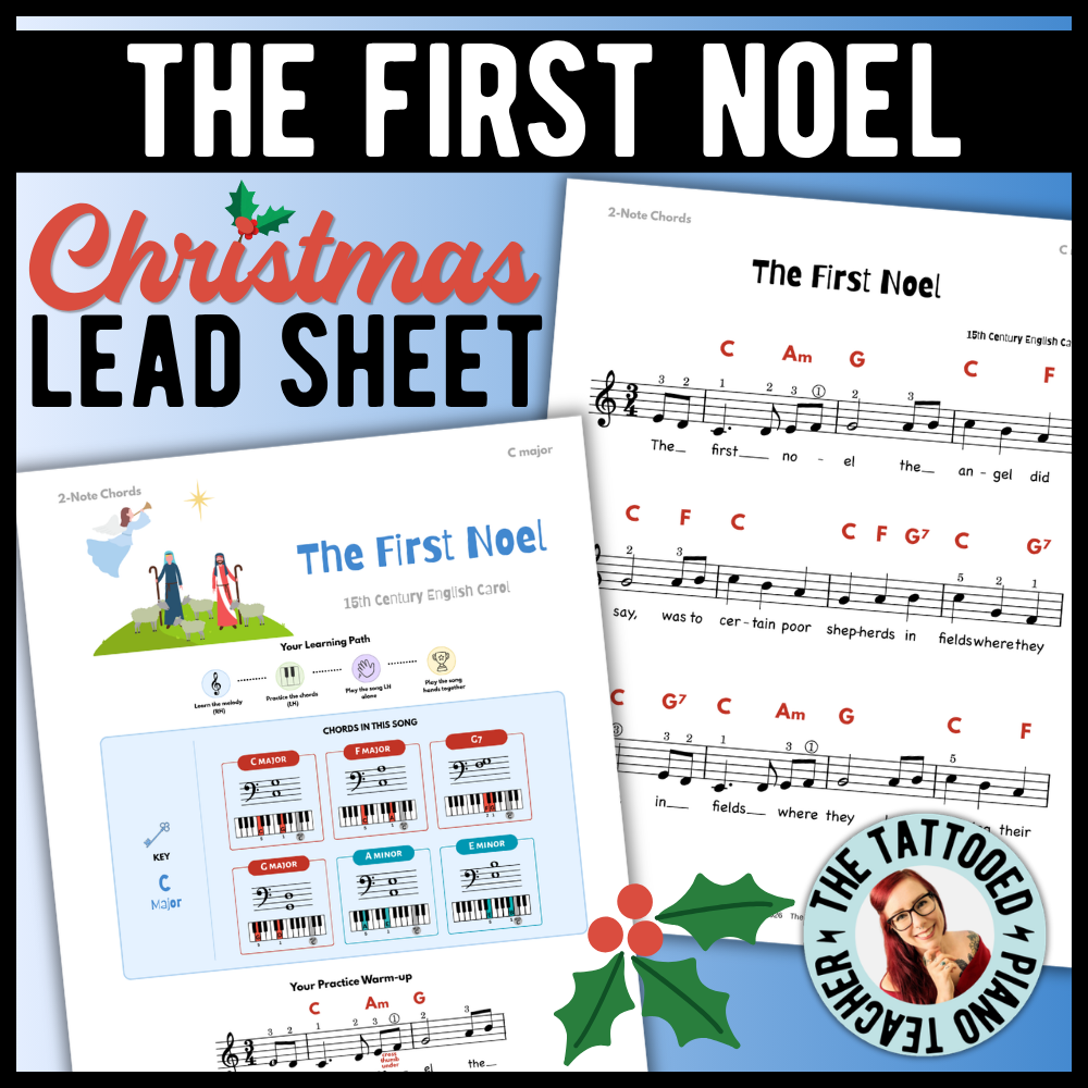 The First Noel Christmas Lead Sheet Music