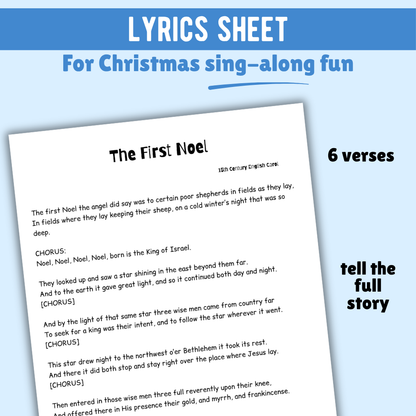 The First Noel Christmas Lead Sheet Music