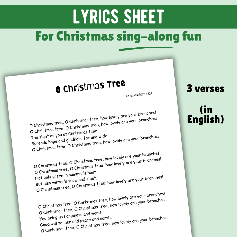 O Christmas Tree Lead Sheet Music