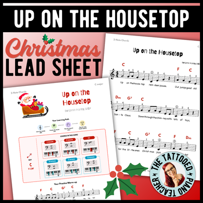Up on the Housetop Christmas Lead Sheet Music