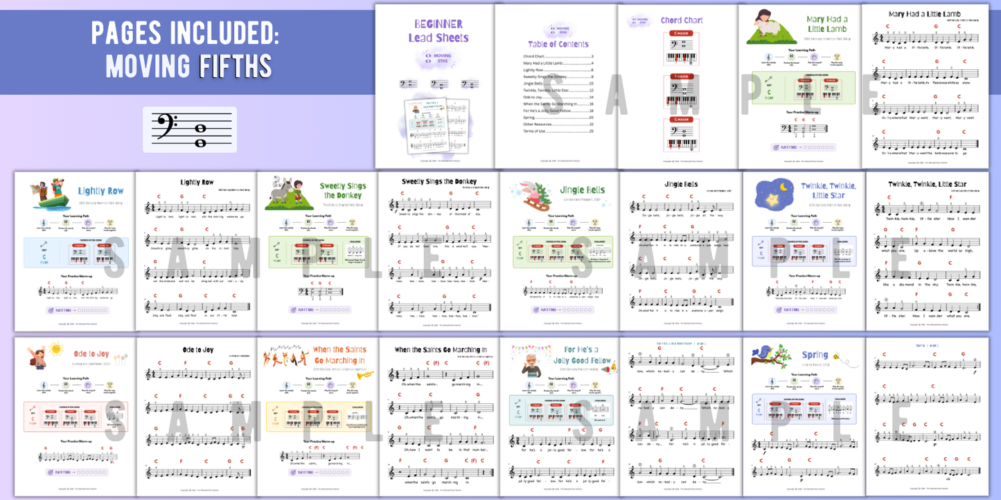 Beginner Lead Sheets