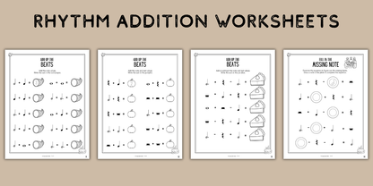 Thanksgiving Music Worksheets