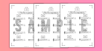 Valentine's Day SCALES Worksheets