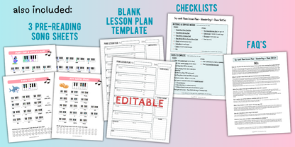WunderKeys® + Piano Skill Set Lesson Plans