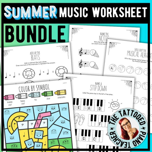 Summer Worksheets Bundle
