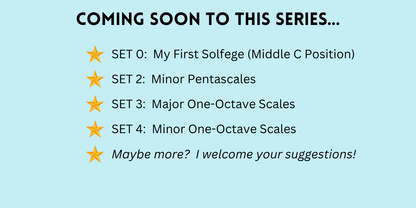 Solfege Major Pentascales Set 1