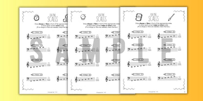 Back to School SCALES Worksheets