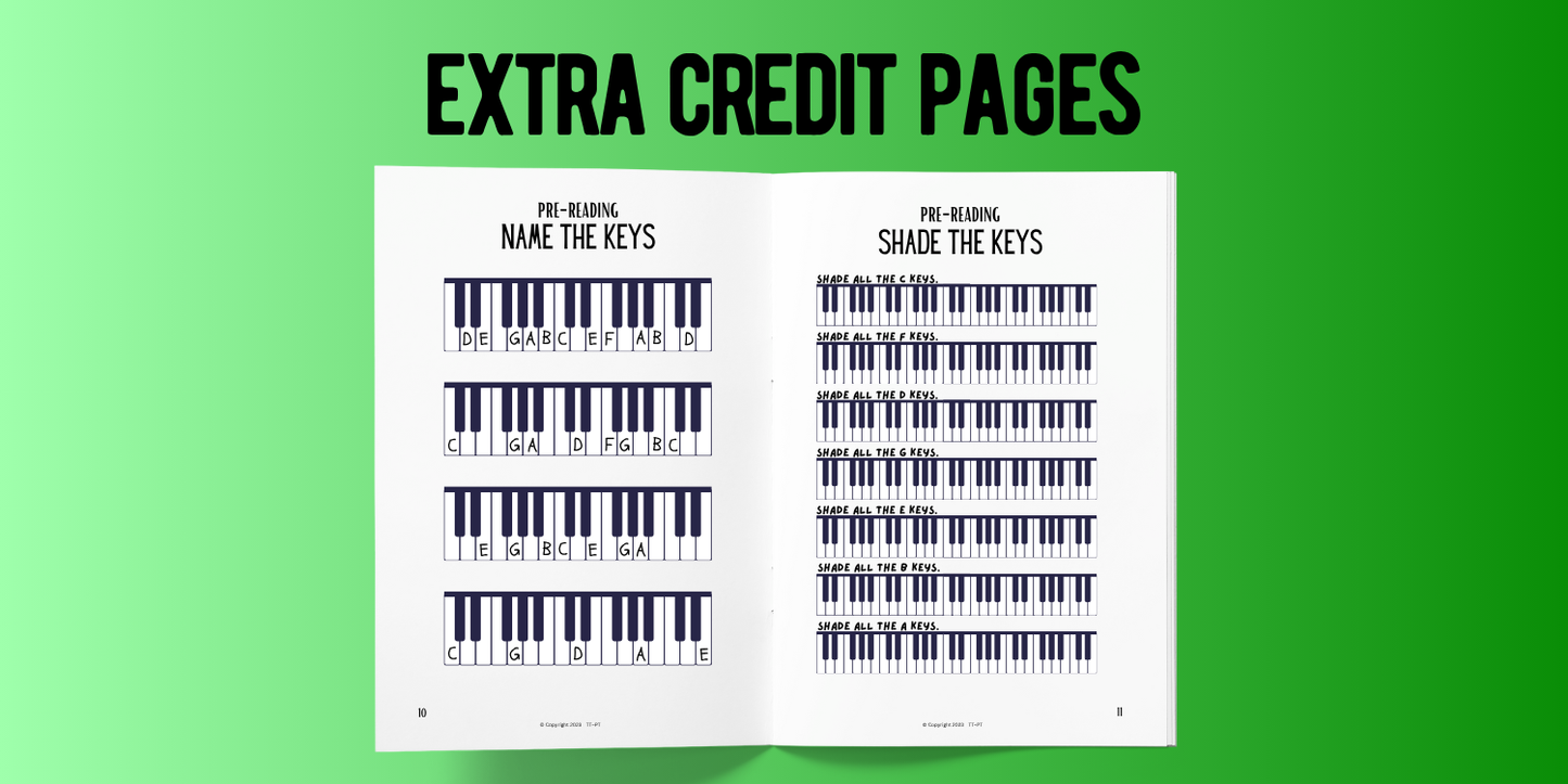 Pre-reading Christmas Music Story Booklet