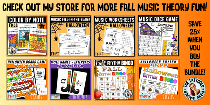 Halloween Color-By-Note