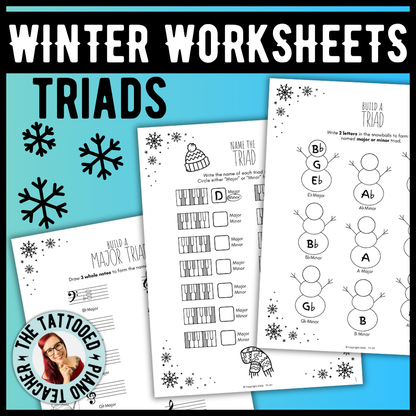 Winter TRIADS Worksheets