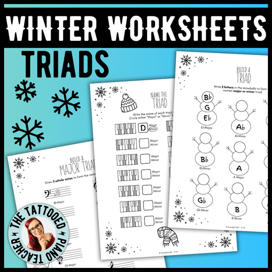 Winter TRIADS Worksheets