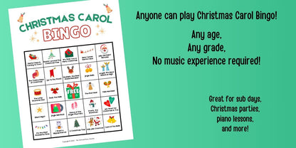 Christmas Carol Bingo