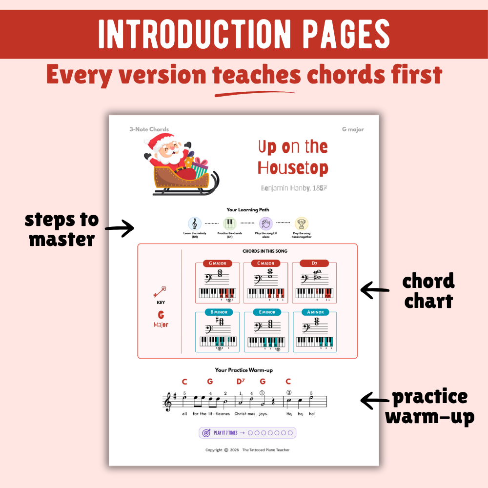 Up on the Housetop Christmas Lead Sheet Music
