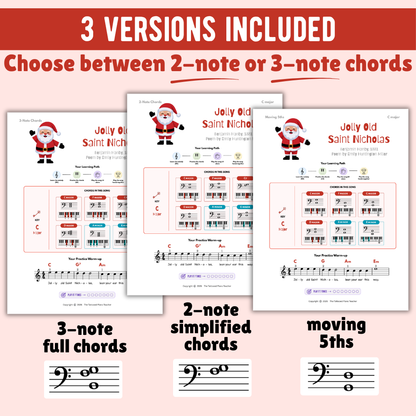 Jolly Old Saint Nicholas Christmas Lead Sheet Music