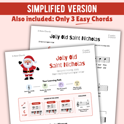 Jolly Old Saint Nicholas Christmas Lead Sheet Music