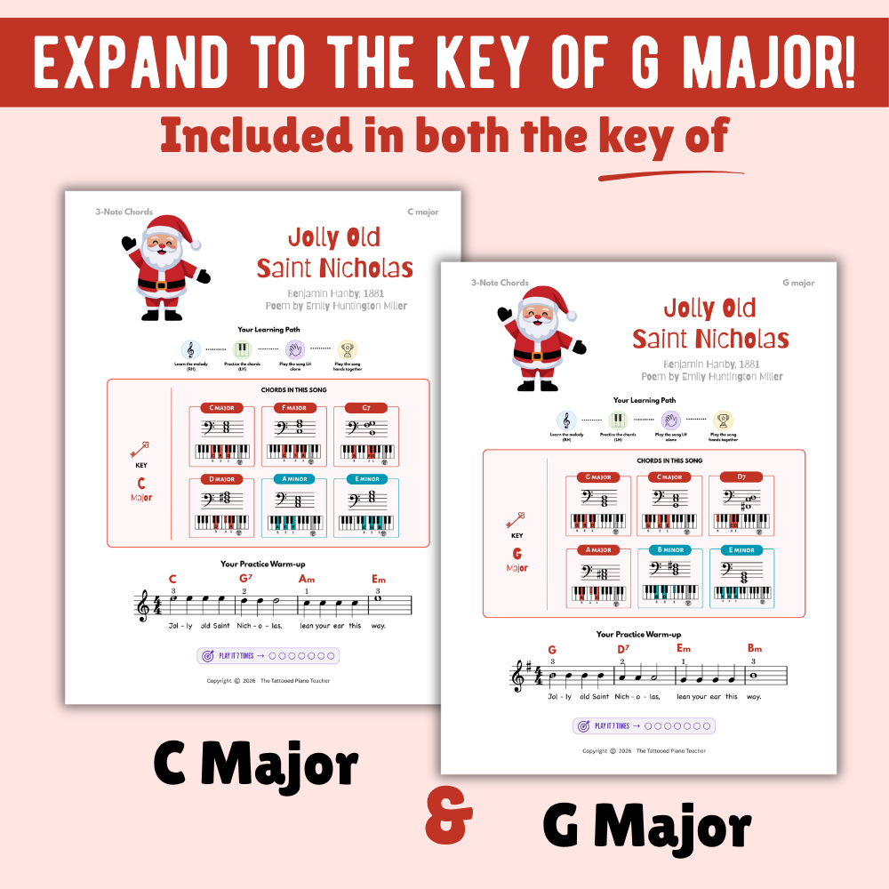 Jolly Old Saint Nicholas Christmas Lead Sheet Music