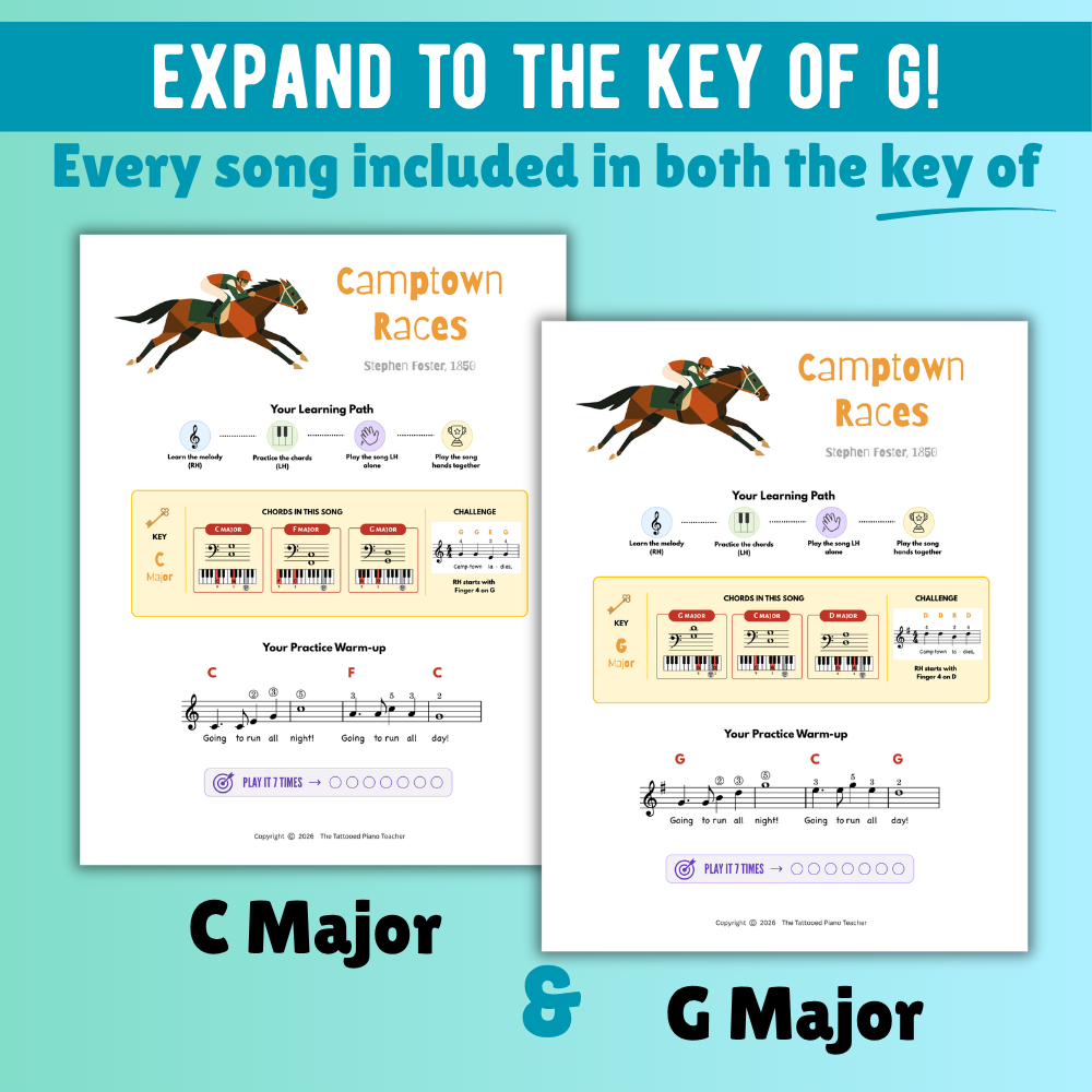More Beginner Lead Sheets (Elementary)