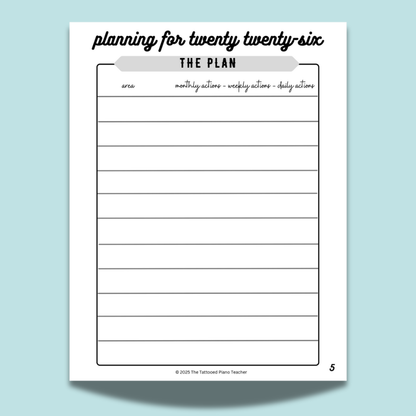Goal Setting Worksheets