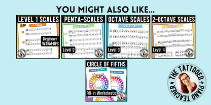 Solfege Major Pentascales Set 1