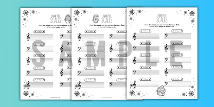 Winter SCALES Worksheets