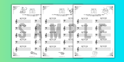 Summer SCALES Worksheets