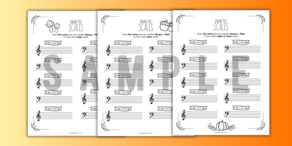 Fall SCALES Worksheets
