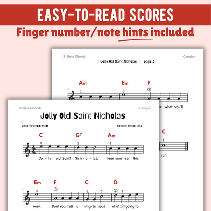 Jolly Old Saint Nicholas Christmas Lead Sheet Music