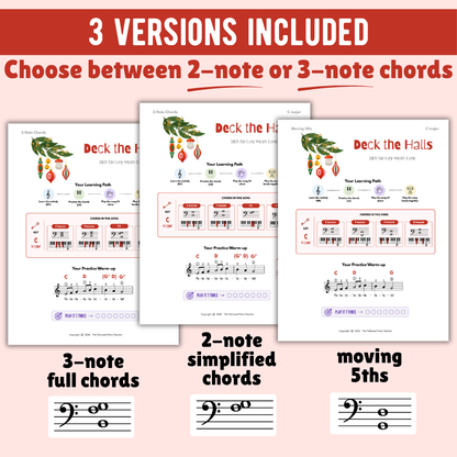 Deck the Halls Christmas Lead Sheet Music