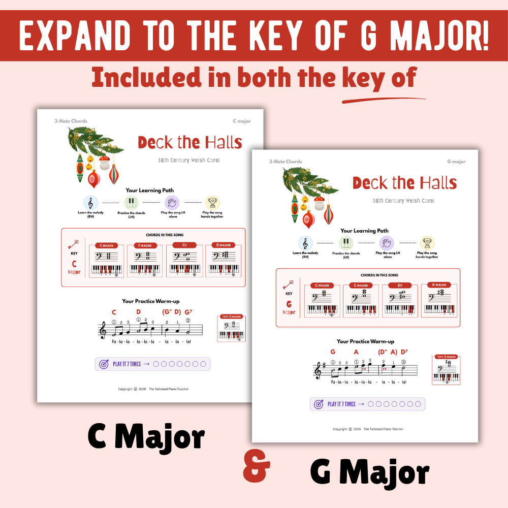 Deck the Halls Christmas Lead Sheet Music