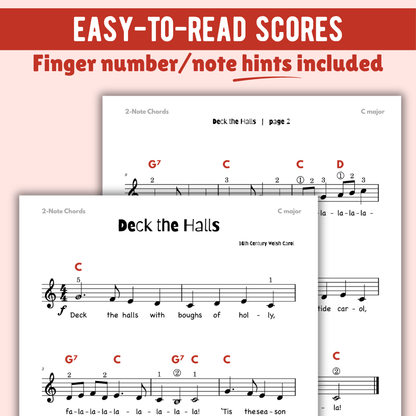 Deck the Halls Christmas Lead Sheet Music