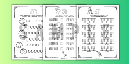 St. Patrick's Day SCALES Worksheets
