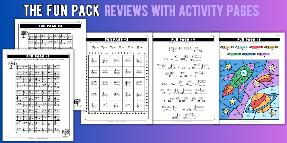 Primer Note Worksheet Pack