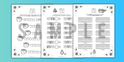 Winter SCALES Worksheets