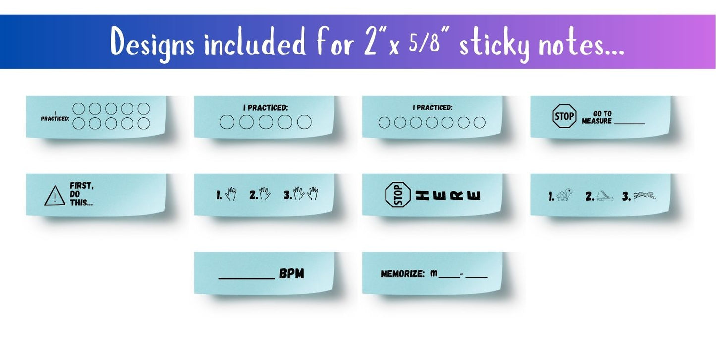 Sticky Note Templates: Practice Tips