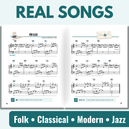 [Studio License] Chord First Book 3: All-in-One Piano Method for Teens & Adults
