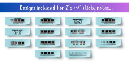 Sticky Note Templates: Hand Positions