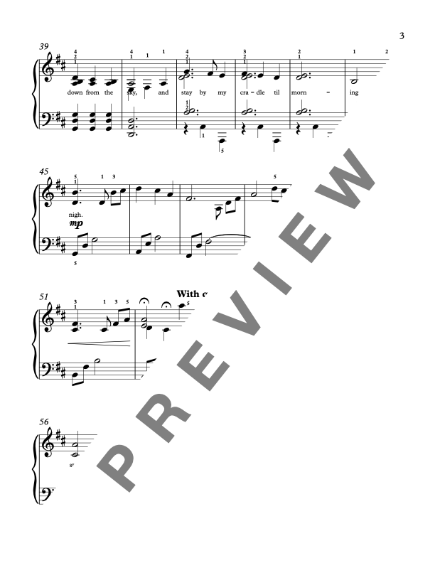 Away in a Manger [Early Intermediate] - Christmas Piano Sheet Music