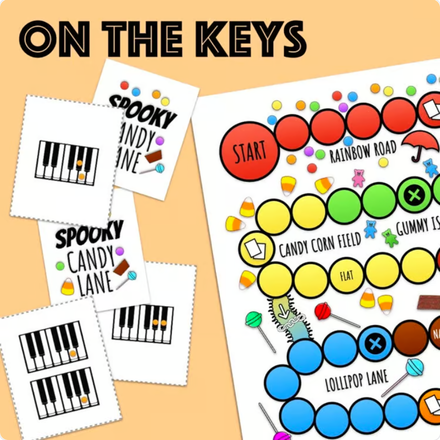 Halloween Music Board Game 1: Notes