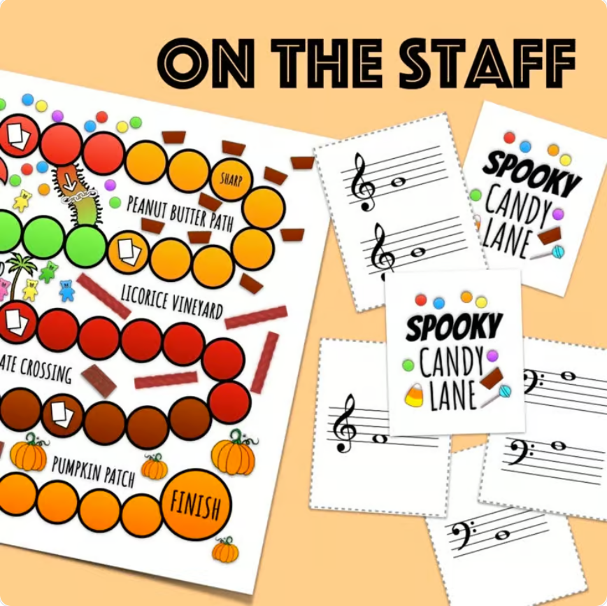 Halloween Music Board Game 1: Notes