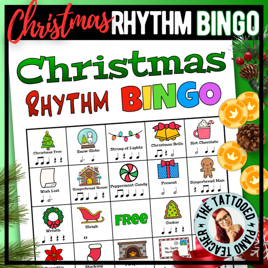 Christmas Rhythm Bingo