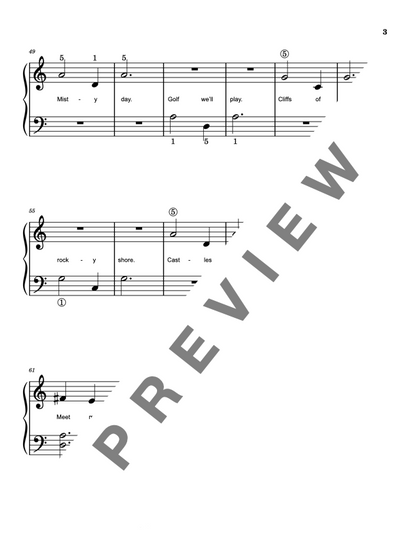 Irish Piano Solo Sheet Music Bundle