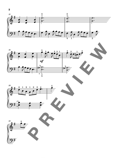 Irish Jig - Late Elementary Piano Solo Sheet Music