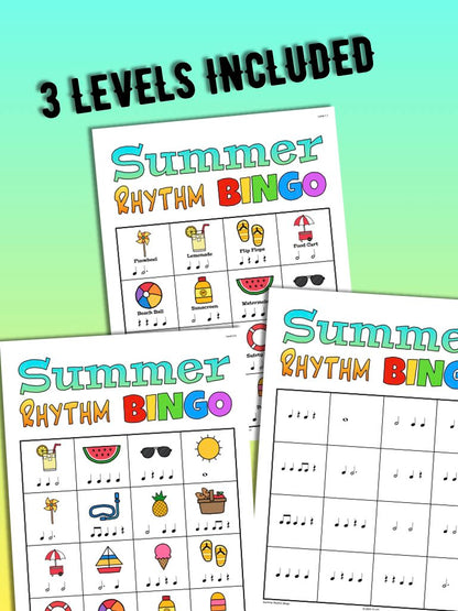 Summer Rhythm Bingo