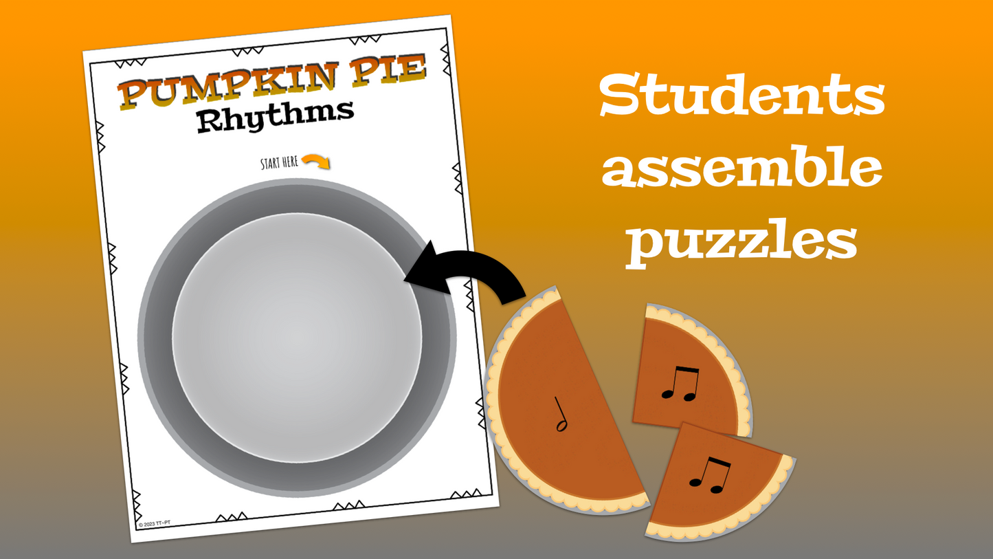 Pumpkin Pie Rhythm Puzzles