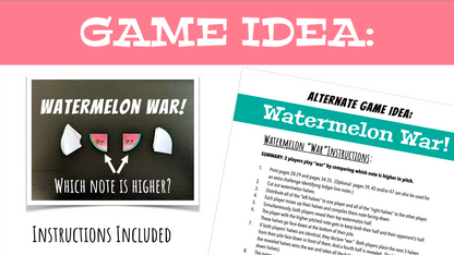 Watermelon Puzzles: Notes & Keys