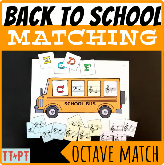Back to School Bus Matching 3: Octave Note Match