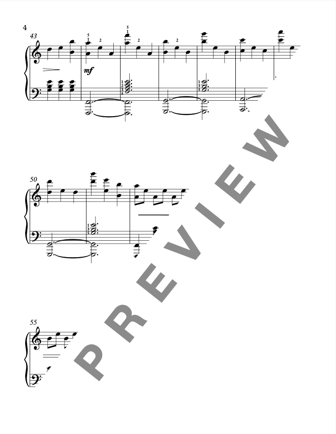 Interstellar (Main Theme) "First Step" [Late Intermediate] by Hans Zimmer - Piano Solo Sheet Music