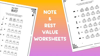 Halloween Music Worksheets