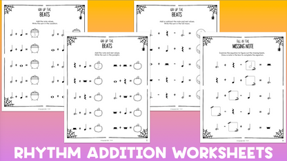 Halloween Music Worksheets