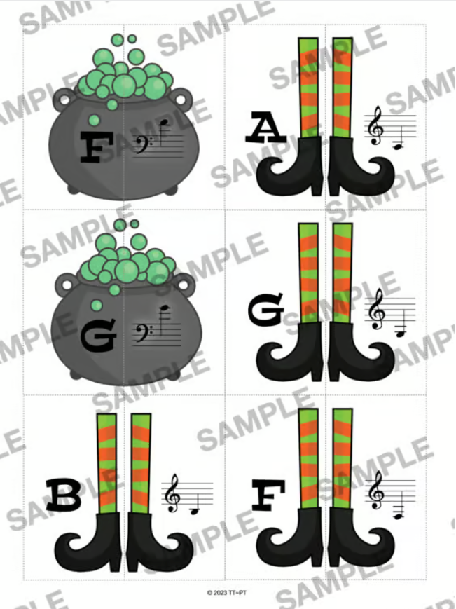 Halloween Music Theory Puzzles